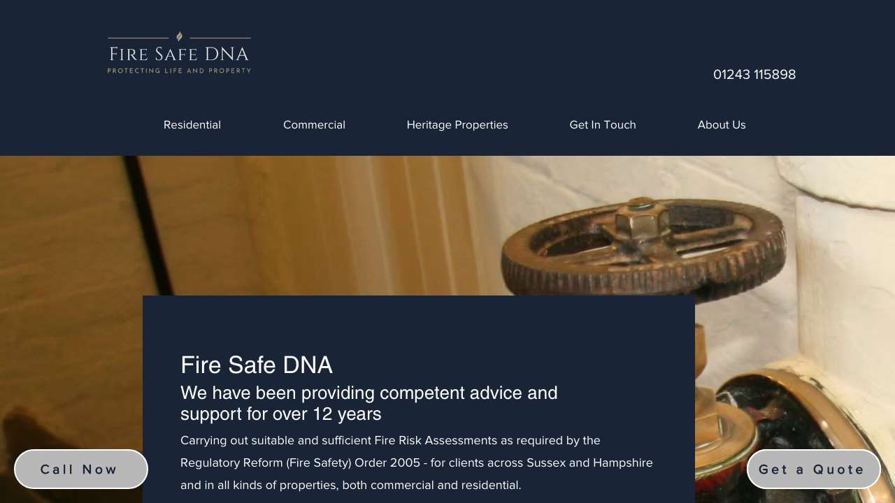Fire Safe DNA