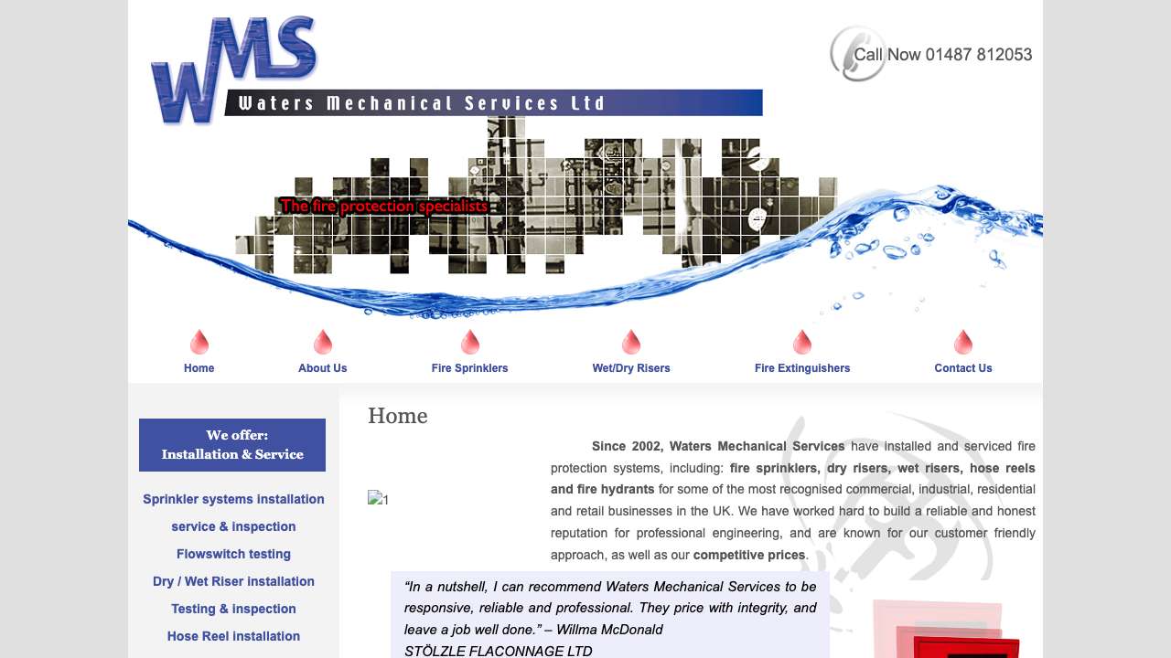 Waters Mechanical Services Ltd