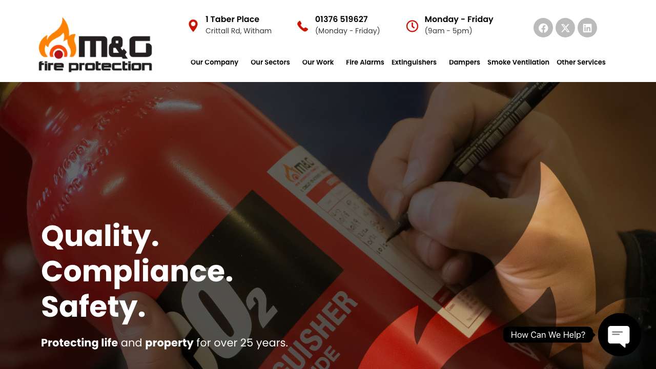 M & G Fire Protection (Essex) Ltd