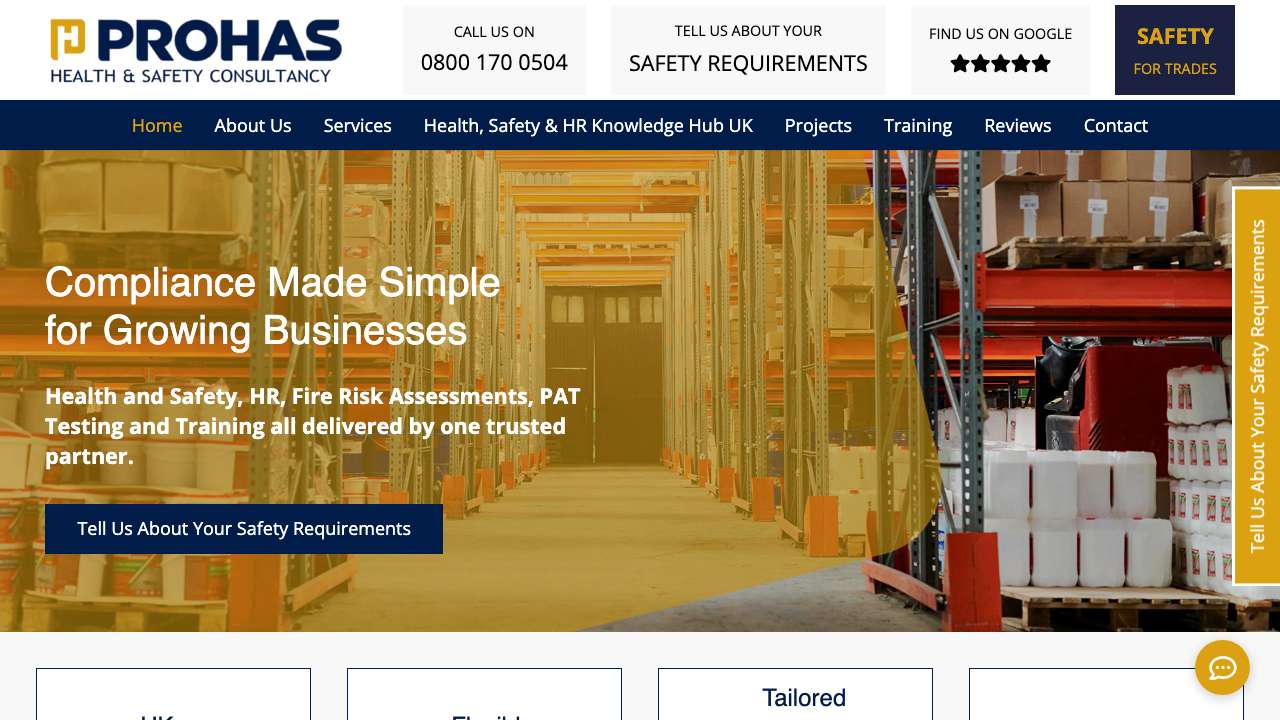 Prohas Health & Safety Consultancy