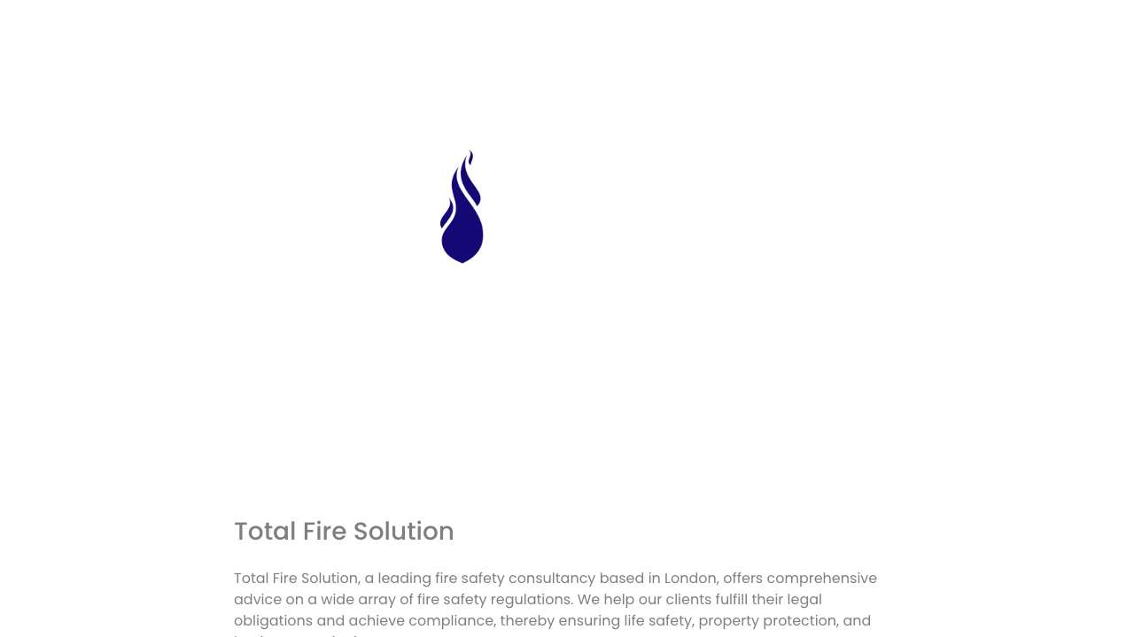 Total Fire Solutions (London) Limited