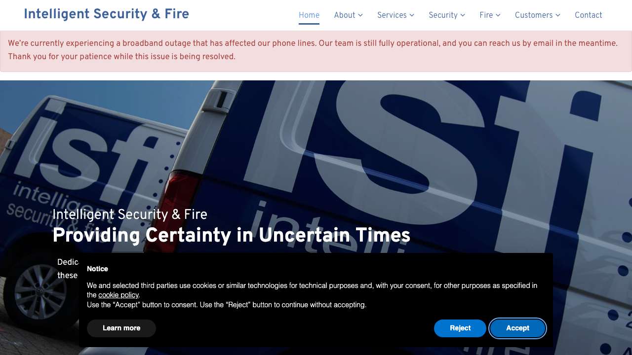 Intelligent Security and Fire Ltd
